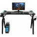 GT Racer Комп'ютерний стіл GT Racer GT Racer T-1444 (140x60x73) Black (T-1444 (140x60x73) Black)