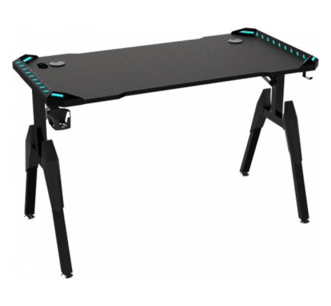GT Racer Комп'ютерний стіл GT Racer GT Racer T-1444 (140x60x73) Black (T-1444 (140x60x73) Black)