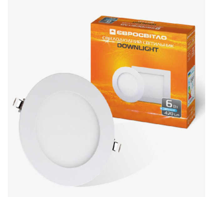 Євросвітло Світильник точковий Євросвітло LED-R-120-6 4200К