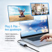 ColorWay Адаптер USB-C + USB A to RJ45 Ethernet 1000Mbps ColorWay (CW-AD-CRG)