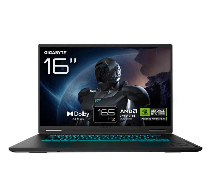 GIGABYTE Ноутбук (портативний комп’ютер) GAMING R7-260 16" 16GB 1TB DOS GAM A16 3TH GIGABYTE