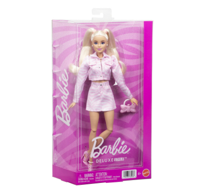 Barbie Лялька Barbie Deluxe Style Денім-сет у барбікорі (JJN69)