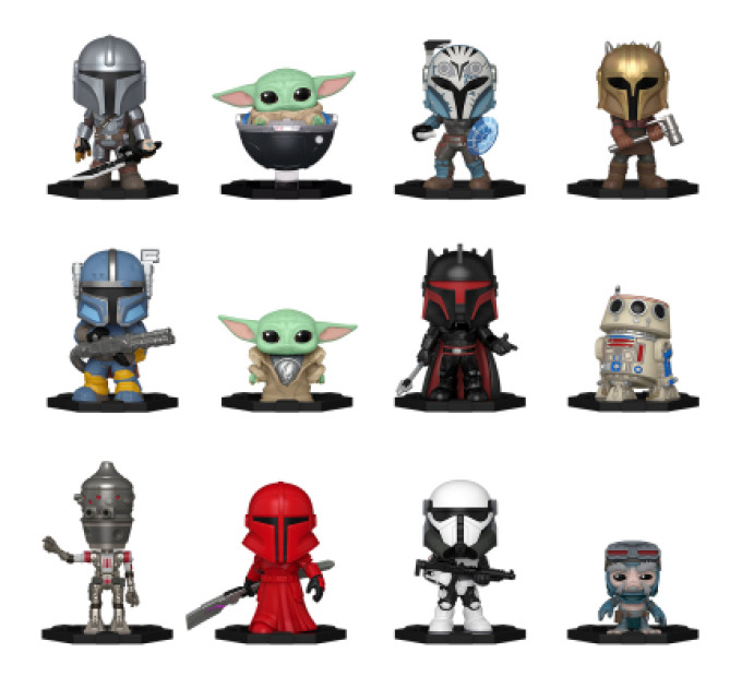 Funko Pop Фігурка Funko Pop сюрприз Mystery Minis Star Wars Мандалорець S2 (81366)
