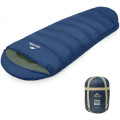 Naturehike Спальний мішок Naturehike з капюшоном MJ600 CNK2300SD014, темно-блакитний (6976507663977)