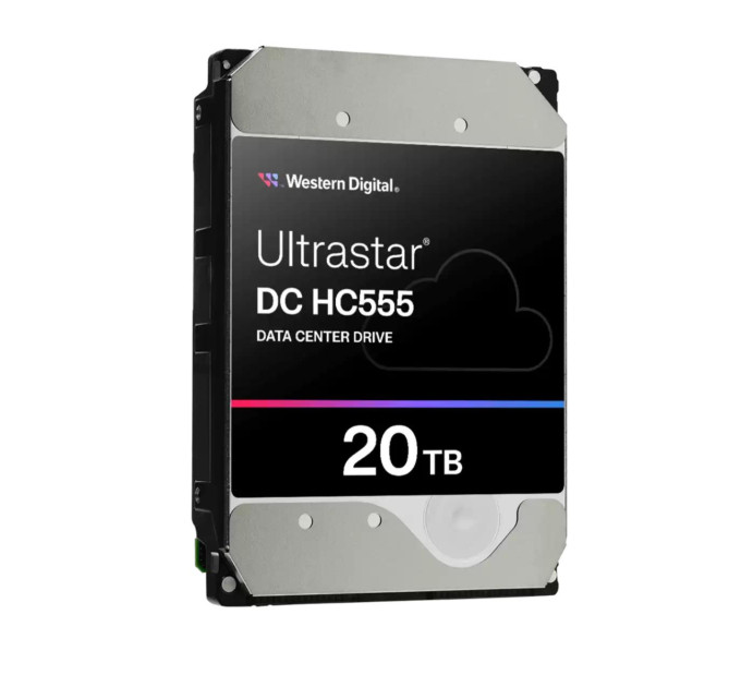 WESTERN DIGITAL Запам’ятовувальний пристрій на жорстких дисках (HDD) SAS 20TB 7200RPM 12GB/S 512MB DC HC555 0B47749 WD