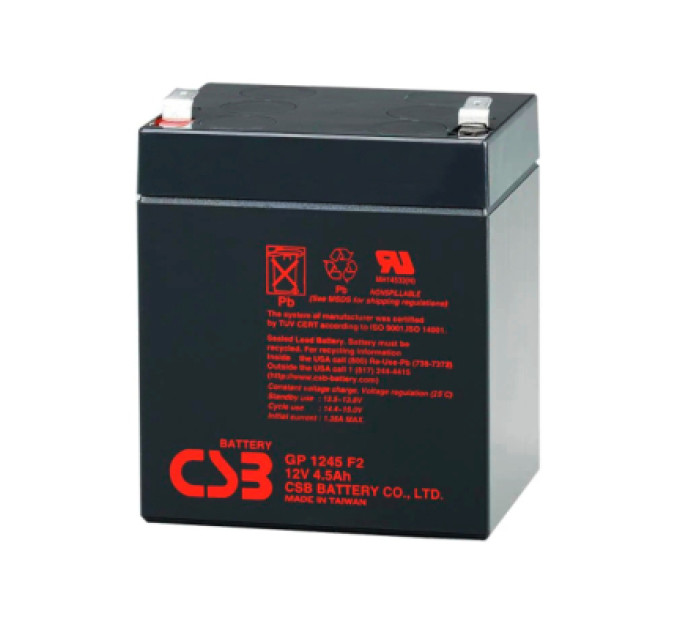 CSB Батарея до ДБЖ CSB GP1245F2 12V 4.5Ah (GP1245F2)