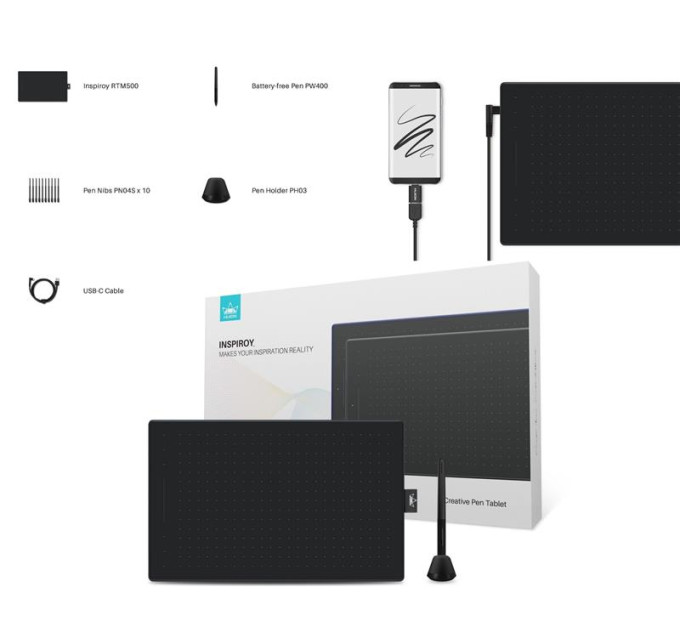 Huion Графічний планшет Huion Inspiroy RTP-700 (RTP-700)