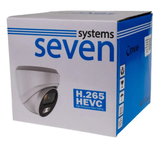 SEVEN Systems Камера відеоспостереження SEVEN Systems IP1002PA (2.8) white