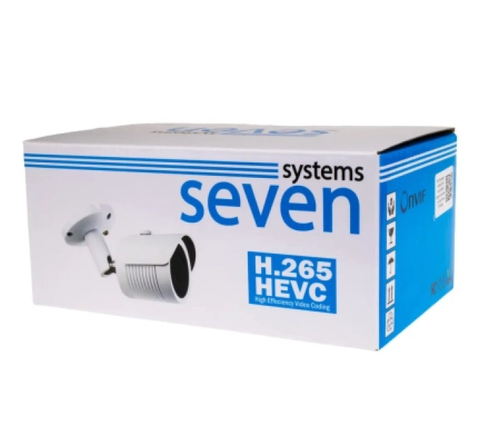 SEVEN Systems Камера відеоспостереження SEVEN Systems IP7225PA-DL (2.8) black