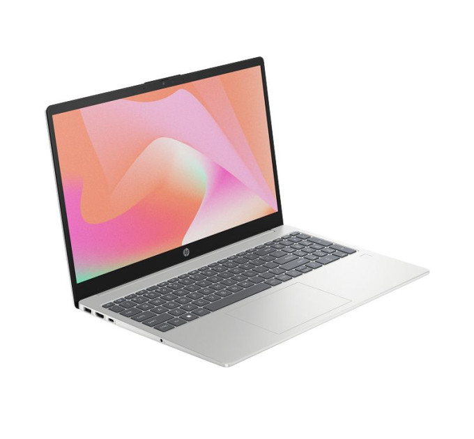 HP Ноутбук HP 15-fc0115ua 15.6" FHD IPS AG, AMD R5-7520U, 16GB, F512GB, UMA, DOS, сріблястий