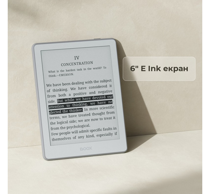 BOOX Електронна книга BOOX Go 6 (Gen II) Stone