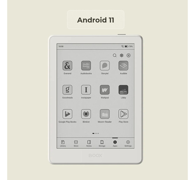 BOOX Електронна книга BOOX Go 6 (Gen II) Stone