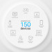 TP-Link Домашня Mesh Wi-Fi система (2 шт у комплекті), Deco X50-PoE(2-pack) TP-LINK