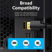 Vention Кабель мультимедійний DisplayPort to DisplayPort 1.5m V1.2 4K 60Hz 3D Dolby 7.1 Vention (HAKBG)