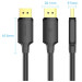 Vention Кабель мультимедійний DisplayPort to DisplayPort 1.5m V1.2 4K 60Hz 3D Dolby 7.1 Vention (HAKBG)