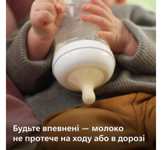 Philips AVENT Соска Philips AVENT Natural повільний потік 1+ міс 2 шт (SCY963/02)