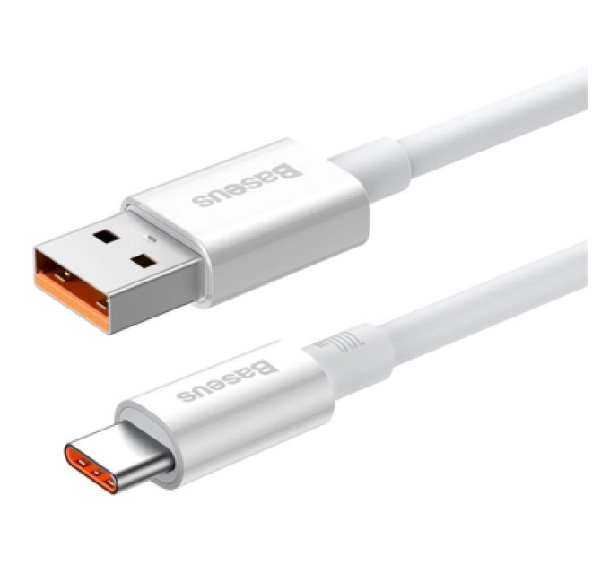 Baseus Дата кабель USB 2.0 AM to USB-C 2.0m Superior Fast Charging 100W moon white Baseus (P10320102214-03)