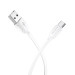 BOROFONE Дата кабель USB 2.0 AM to USB-C 1.0m 3A white BOROFONE (6931474701800)