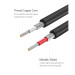 Ugreen Кабель мультимедійний 2xRCA M to 2xRCA M 2.0m AV104 black Ugreen (10518)