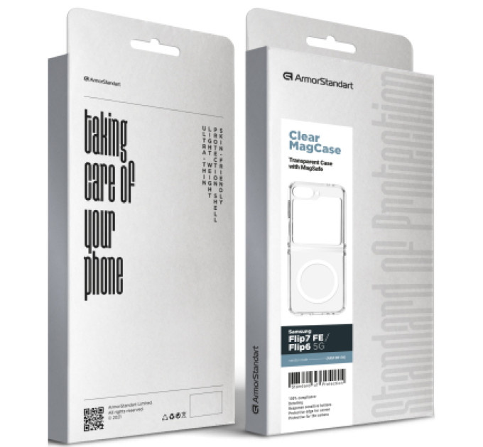 Armorstandart Чохол до мобільного телефона Armorstandart Clear MagCase Samsung Flip7 FE / Flip6 5G Transparent (ARM88136)