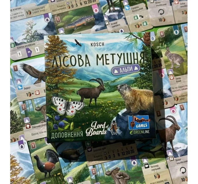 Lord of Boards Настільна гра Lord of Boards Лісова метушня. Альпи (LOB2405UA)