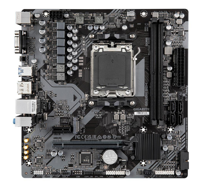 GIGABYTE Материнська плата AMD B650 SAM5 MATX B650M S2H 1.4 GIGABYTE