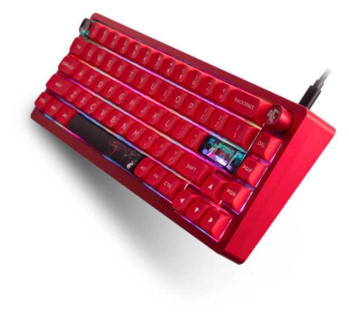 Thunderobot Клавіатура Thunderobot VIC68 Gateron Magnetic Jade Pro Switch Red USB UA (6932066317218)