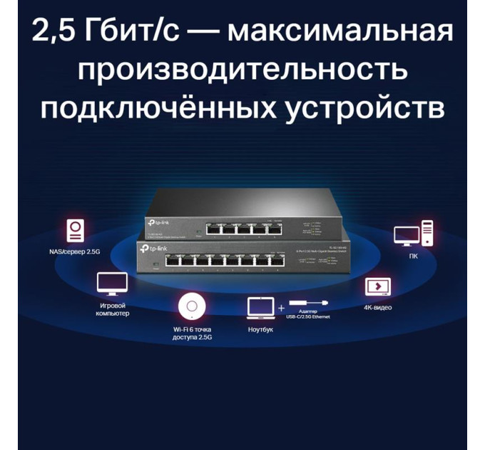 TP-Link Комутатор TP-Link TL-SG105-M2