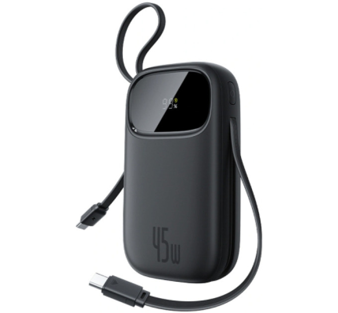 Baseus Батарея універсальна Baseus EnerFill FC31 20000mAh 45W, Digital Display, Cosmic Black (P10082105123-00)