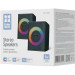 ColorWay Акустична система ColorWay PulseRing 2.0 RGB USB Black (CW-SPU04BK)