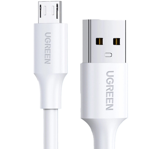 Ugreen Дата кабель USB 2.0 AM to Micro 5P 1.0m US289 White Ugreen (60141)