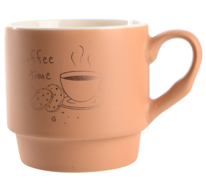 Чашки Limited Edition MORNING COFFEE /НАБІР/4х340 мл на мет.підст (B248-E0963)