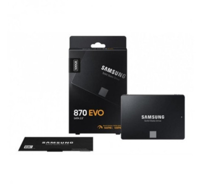 Накопичувач SSD 2.5" 500GB 870 EVO Samsung (MZ-77E500B/EU)