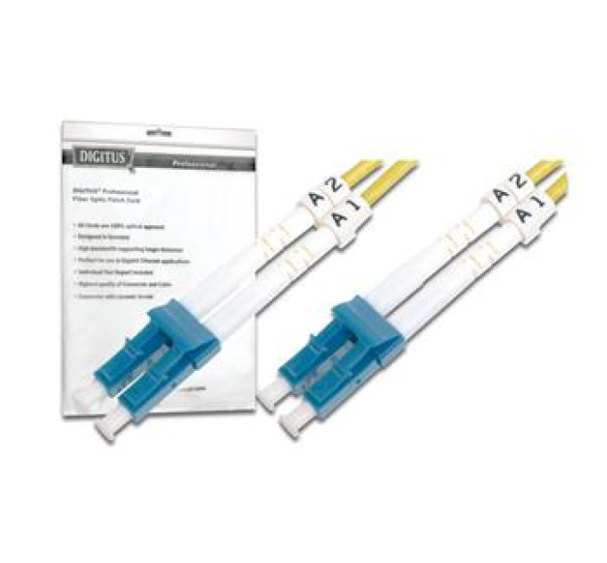 Digitus Оптичний патчкорд Digitus LC/UPC-LC/UPC,9/125,OS2(Singlemode),Duplex,5m (DK-2933-05)