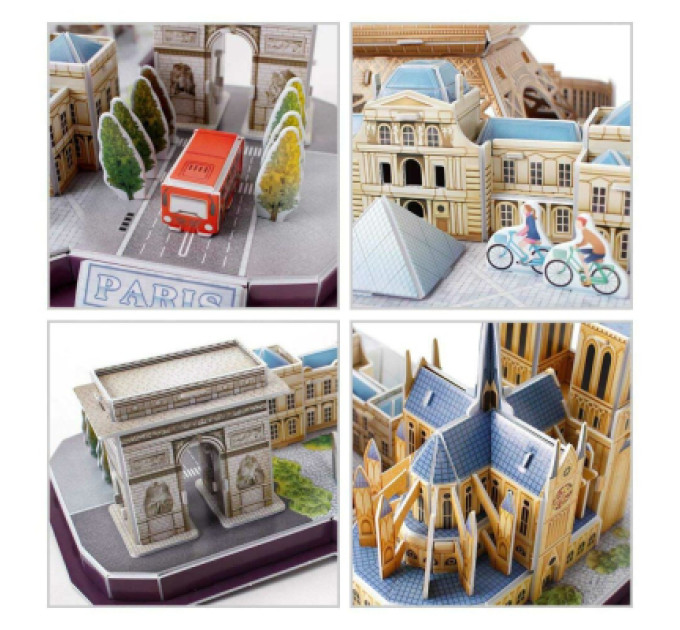 Cubic Fun Пазл Cubic Fun City line Paris (MC254h)
