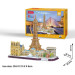 Cubic Fun Пазл Cubic Fun City line Paris (MC254h)