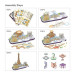 Cubic Fun Пазл Cubic Fun City line Paris (MC254h)