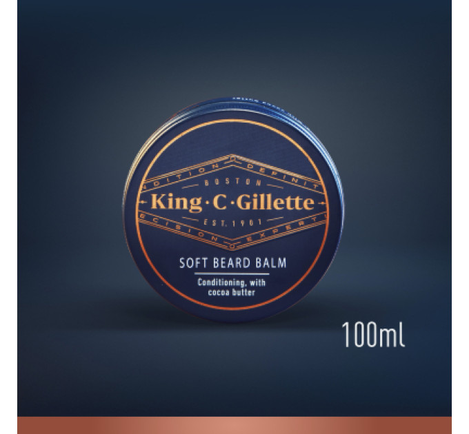 Gillette Бальзам для догляду за бородою Gillette King C. 100 мл (8006540150450)