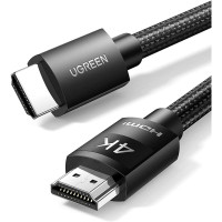 Кабель мультимедійний HDMI to HDMI 1.0m V2.0 Cafule 4K HD119 Ugreen (30999)