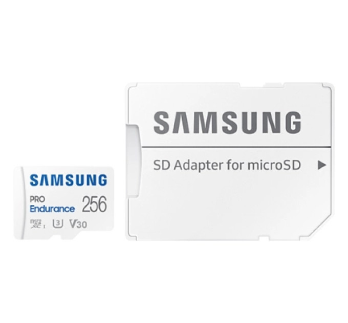 Samsung Карта пам'яті Samsung 256GB microSDXC class 10 UHS-I U3 V30 Pro Endurance (MB-MJ256KA/EU)