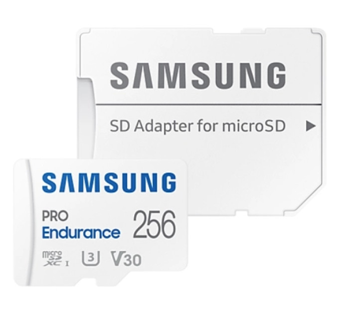 Samsung Карта пам'яті Samsung 256GB microSDXC class 10 UHS-I U3 V30 Pro Endurance (MB-MJ256KA/EU)