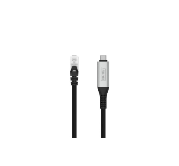 Digitus Дата кабель USB-C to RJ45 Ethernet 2.0m CAT6A S/FTP 1Gbps LSZH Digitus (AK-300601-020-S)