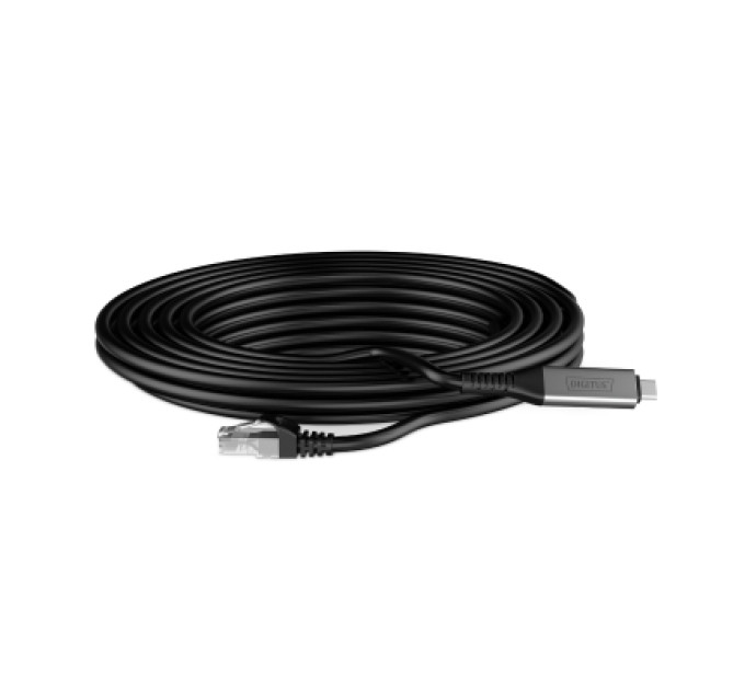 Digitus Дата кабель USB-C to RJ45 Ethernet 2.0m CAT6A S/FTP 1Gbps LSZH Digitus (AK-300601-020-S)