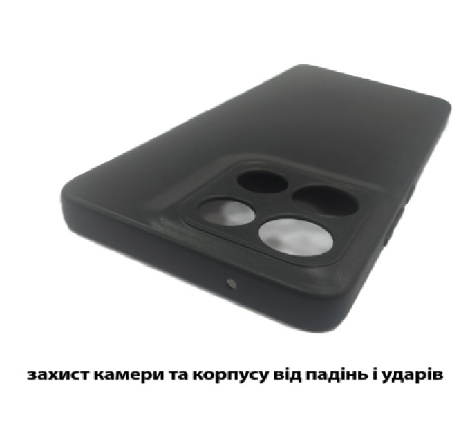 BeCover Чохол до мобільного телефона BeCover Silicone Motorola Moto G86 Black (713768)
