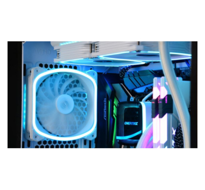 Enermax Кулер до корпусу Enermax SQUA RGB WHITE 3x 120 mm (3 PACK) (UCSQARGB12P-W-BP3)