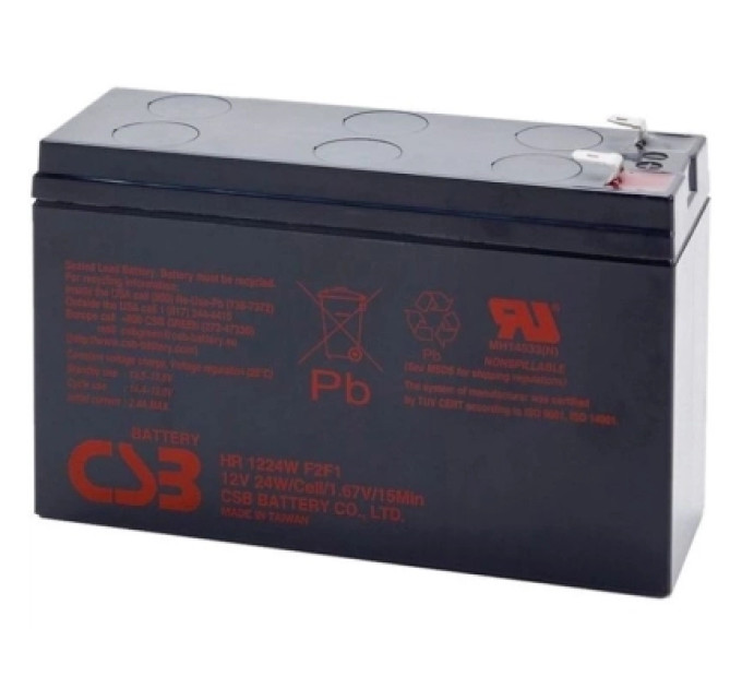 CSB Батарея до ДБЖ CSB HR1224WF2 12V 6.5Ah (HR1224WF2)