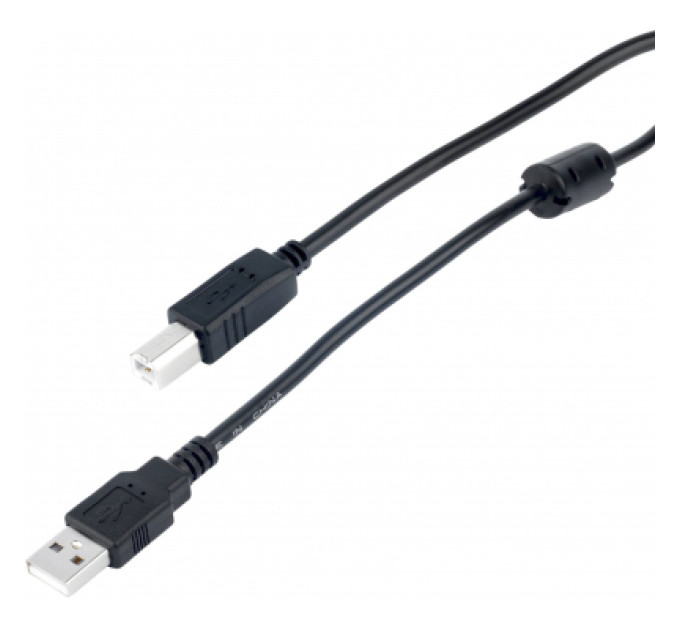 Кабель для принтера USB 2.0 AM/BM 1.5m black ProfCable (ProfCable12-150)