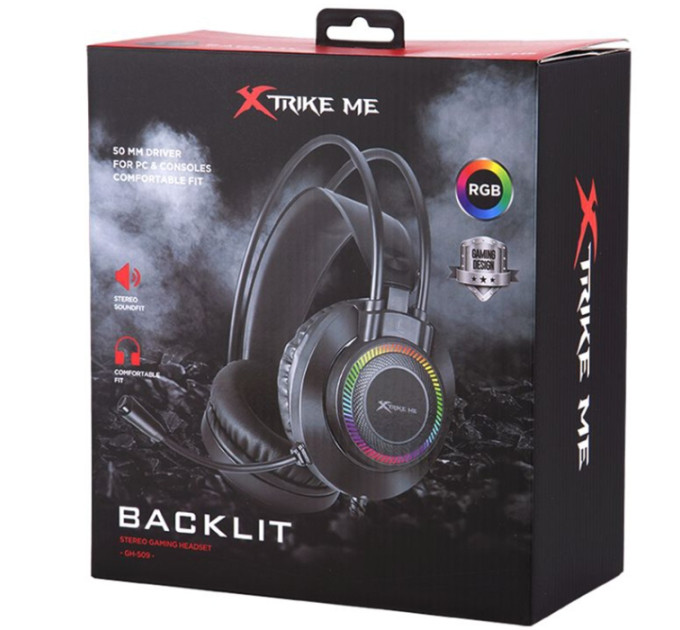 Xtrike ME Навушники Xtrike ME GH-509 RGB Black (GH-509)