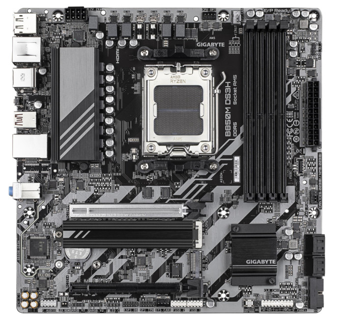 GIGABYTE Материнська плата AMD B850 SAM5 MATX B850M DS3H 1.2 GIGABYTE