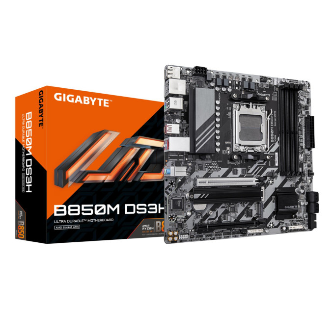 GIGABYTE Материнська плата AMD B850 SAM5 MATX B850M DS3H 1.2 GIGABYTE